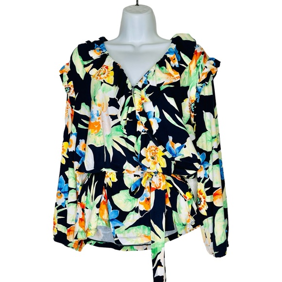Lauren Ralph Lauren | Tops | Lauren Ralph Lauren Nwt Black Label Floral ...